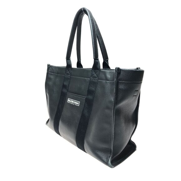 Balenciaga Hardware Tote Bag Calfskin Strap Miss Ing Black - Picture 3 of 9